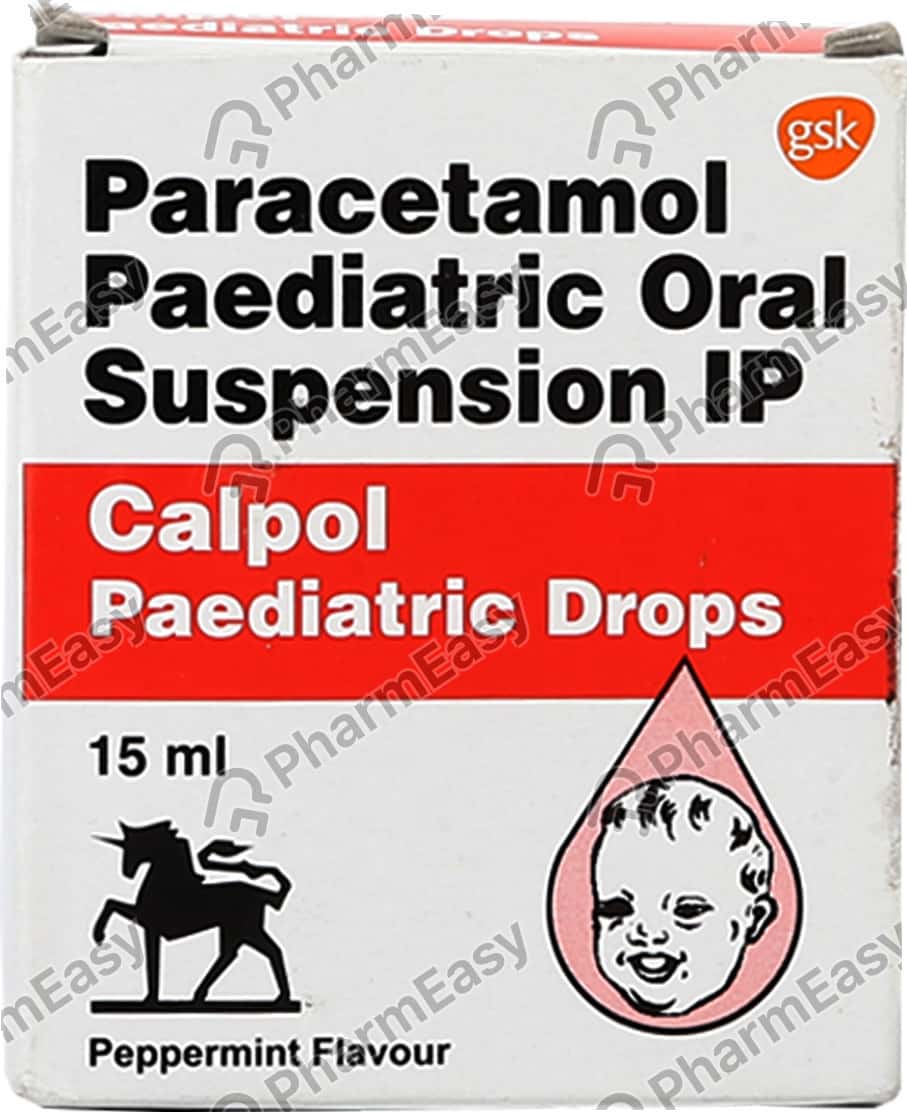 Calpol 100mg Peppermint Flavour Bottle Of 15ml Oral Drops