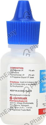 Candid Bottle Of 10ml Ear Drops