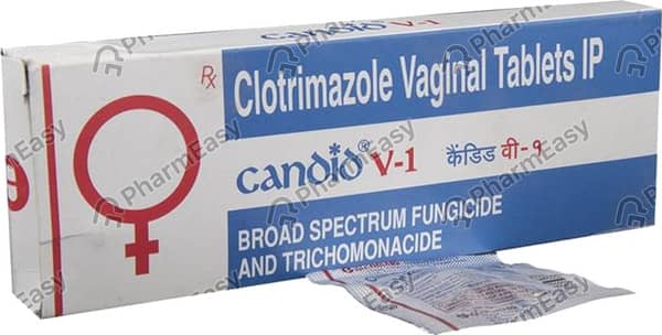 Candid V1 500mg Strip Of 1 Vaginal Tablets