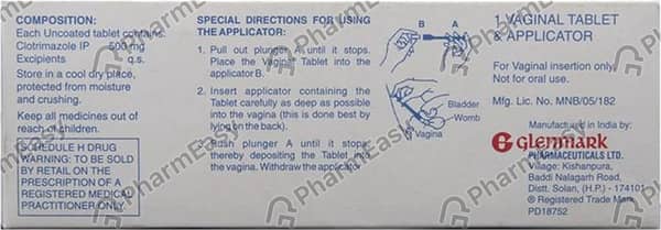 Candid V1 500mg Strip Of 1 Vaginal Tablets
