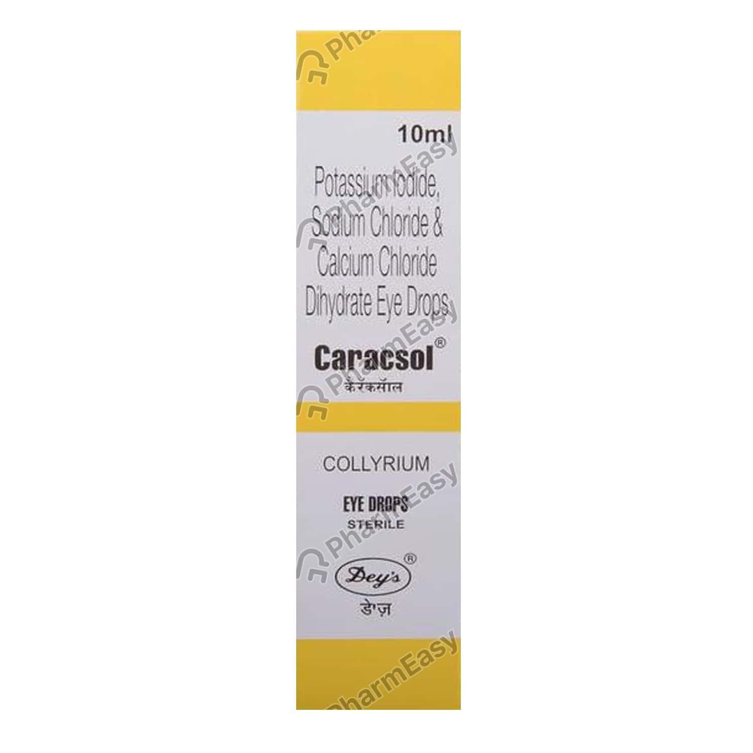 Buy Caracsol Bottle Of 10ml Eye Drops Online at Flat 18 OFF* PharmEasy