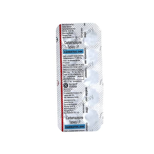 Carbatol 200Mg Tablet