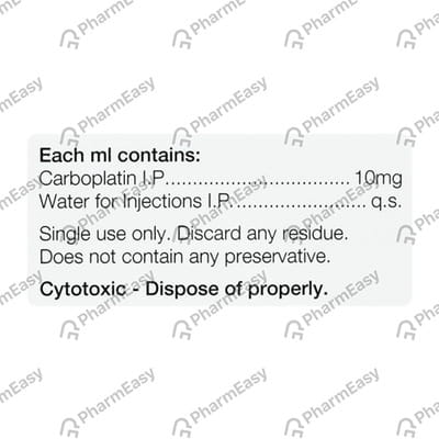 Carboplatin 450mg Vial Of 45ml Injection (Pfizer)