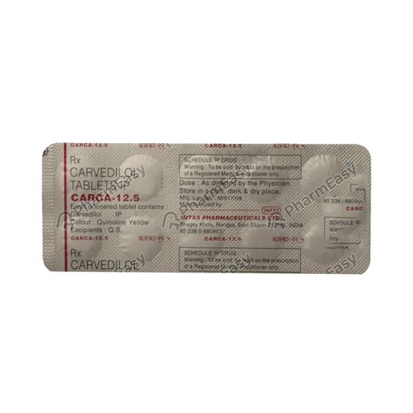 Carca 12.5mg Strip Of 10 Tablets