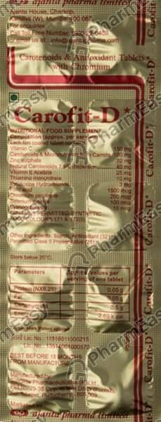 Carofit D Tablets