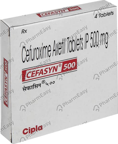 Cefasyn 500mg Strip Of 4 Tablets