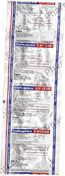 Cefoprox Cv 325mg Strip Of 10 Tablets