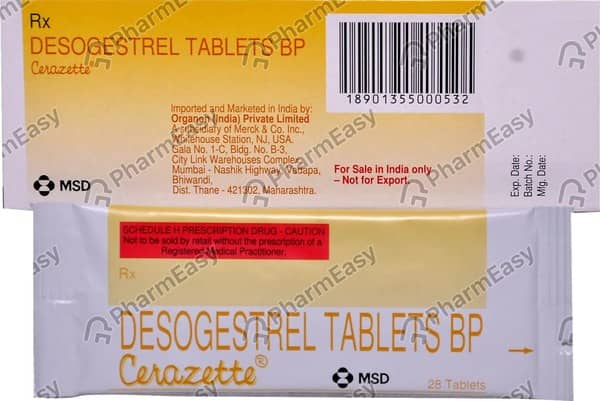 Cerazette Strip Of 28 Tablets