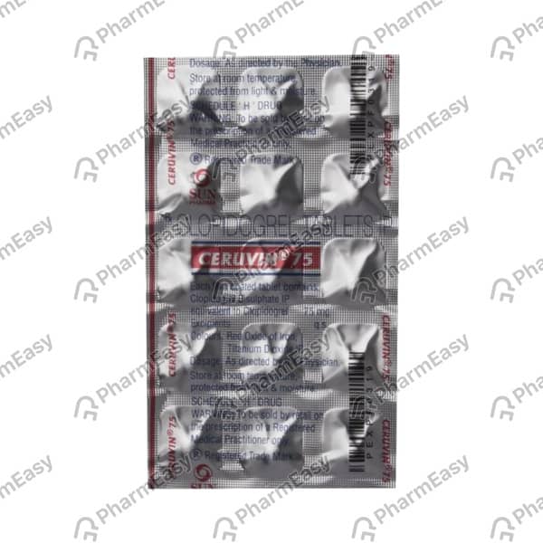 Ceruvin 75mg Strip Of 10 Tablets