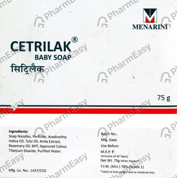 Cetrilak Baby Soap 75Gm