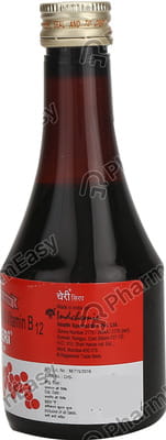 200एमएल सिरप की चेरी बोतल