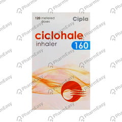 CICLOHALE 160MCG BOX OF 120MD METERED DOSE INHALER