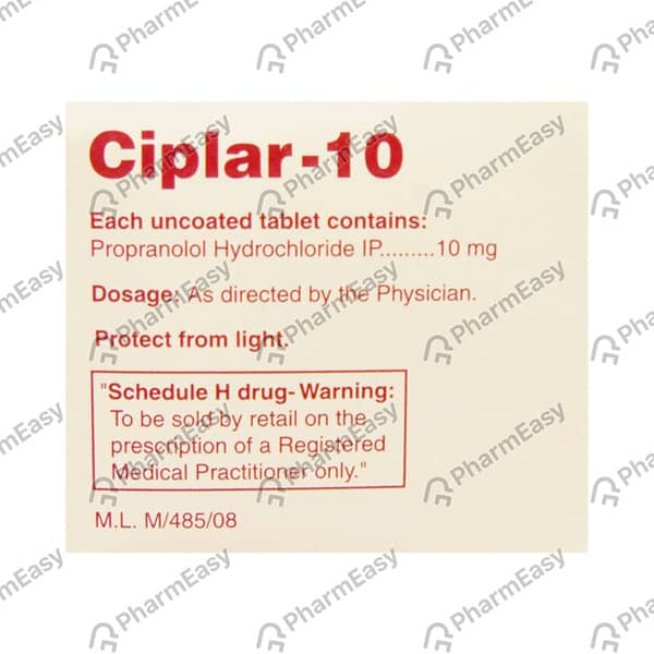 Ciplar 10mg Tablet