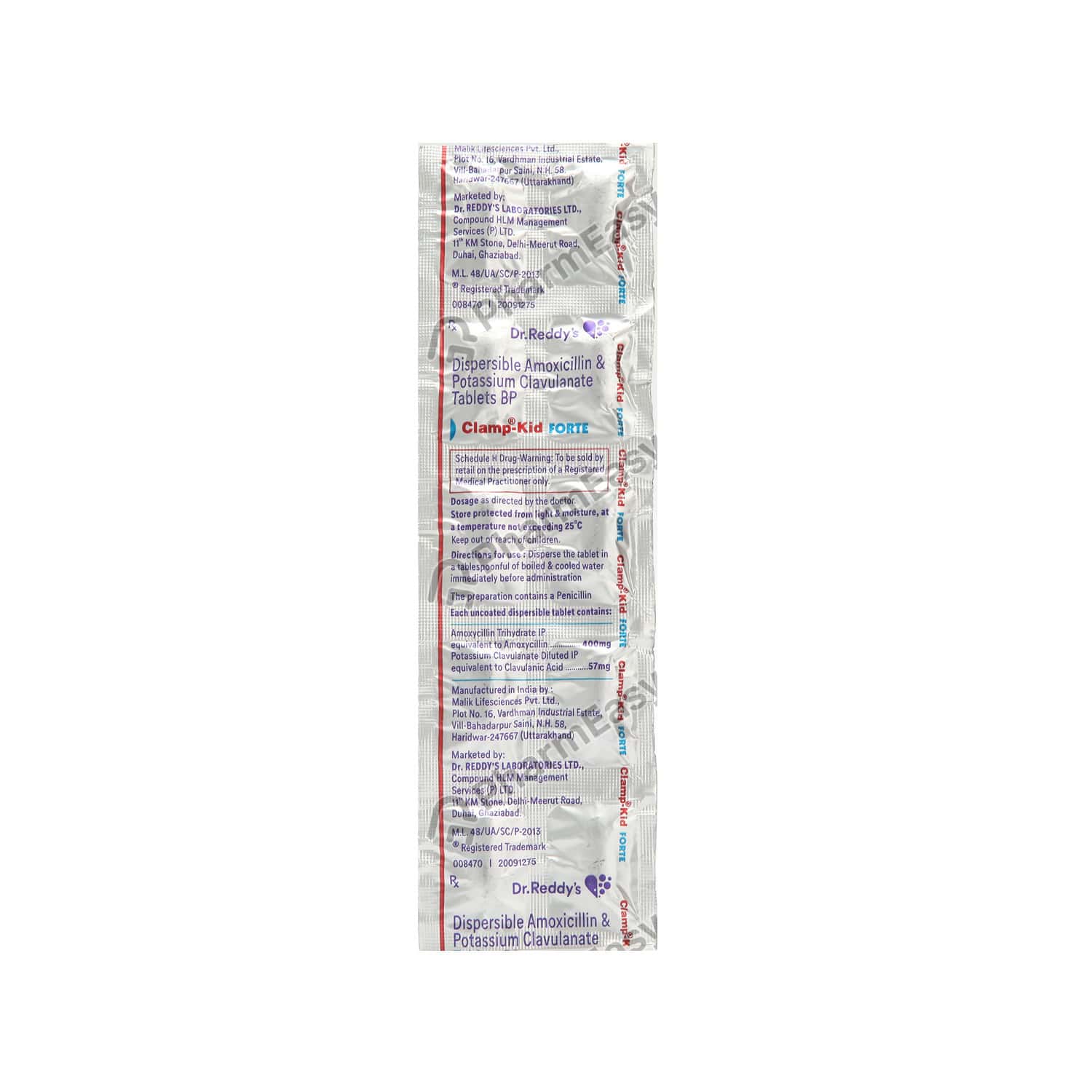 Buy Clamp Kid Forte Strip Of 10 Tablets Online at Flat 18 OFF* PharmEasy