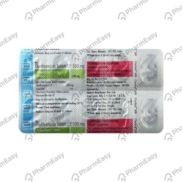 Claribid 500mg Tablet