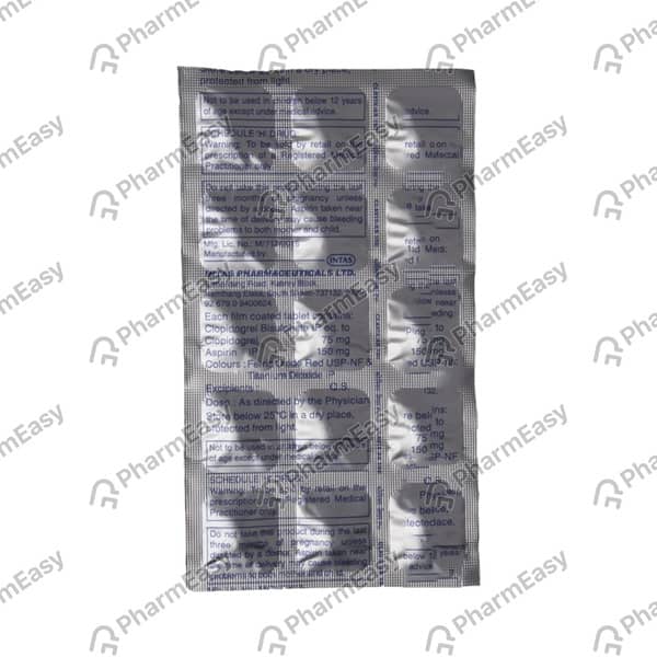 Clavix As 150mg Strip Of 10 Tablets