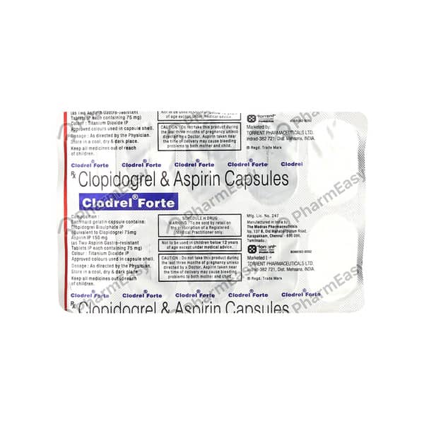 Clodrel Forte Strip Of 10 Capsules