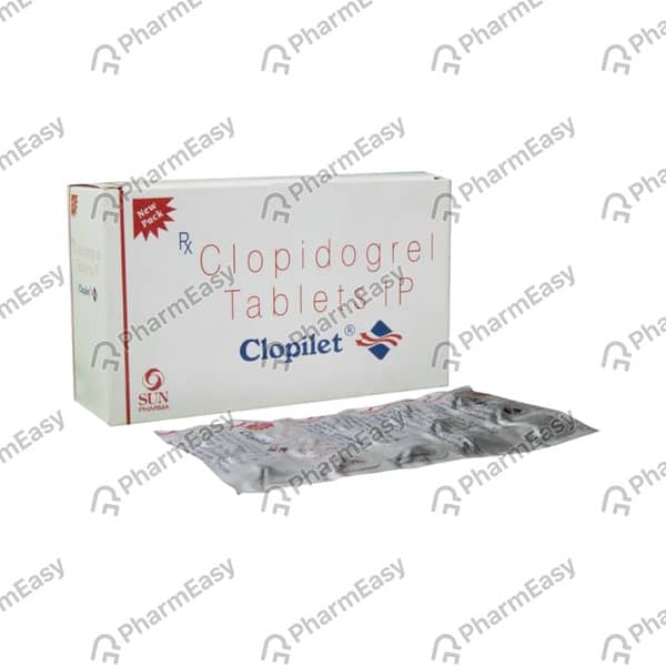 Clopilet 75mg Strip Of 10 Tablets