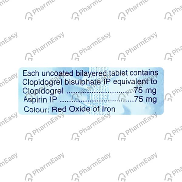 Clopivas Ap 75mg Strip Of 10 Tablets