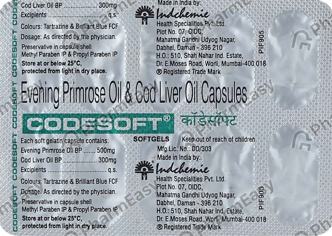 Codesoft Strip Of 10 Capsules