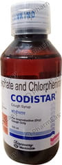 CODISTAR BOTTLE OF 100ML COUGH SYRUP