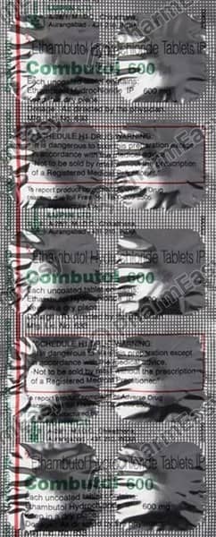 Combutol 600mg Strip Of 10 Tablets
