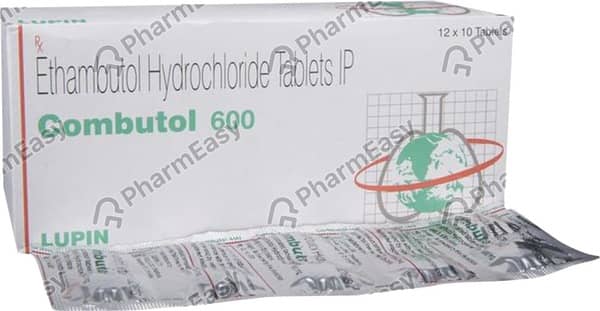 Combutol 600mg Strip Of 10 Tablets