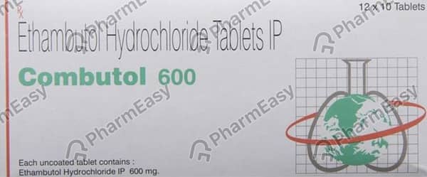 Combutol 600mg Strip Of 10 Tablets