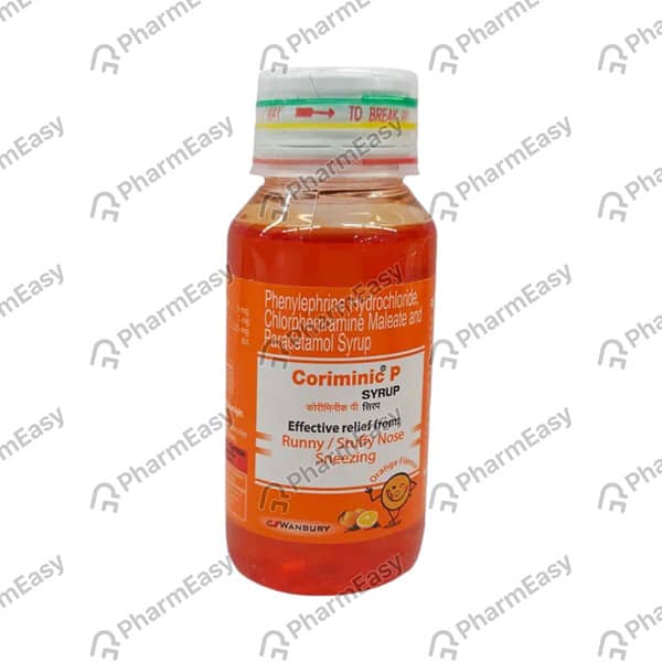 Coriminic P Bottle Of 60ml Syrup