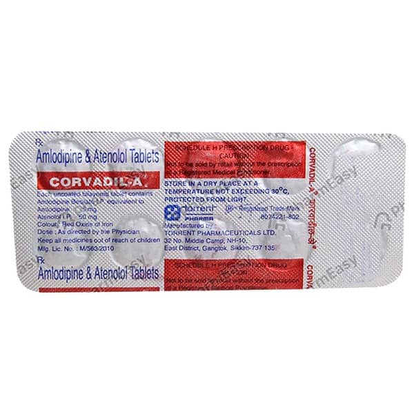 Corvadil A Strip Of 10 Tablets
