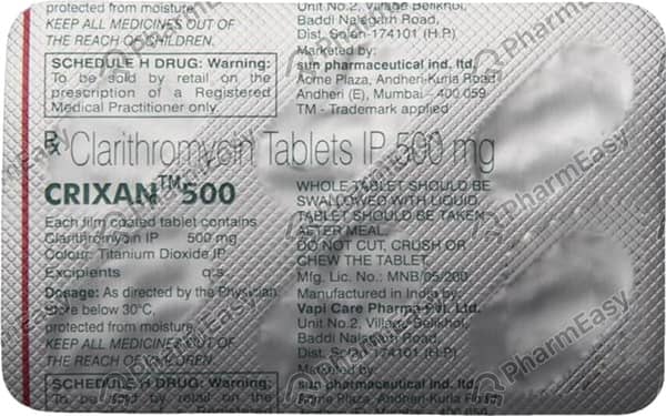 Crixan 500mg Tablet