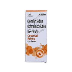 CROMAL FORTE BOTTLE OF 5ML EYE DROPS