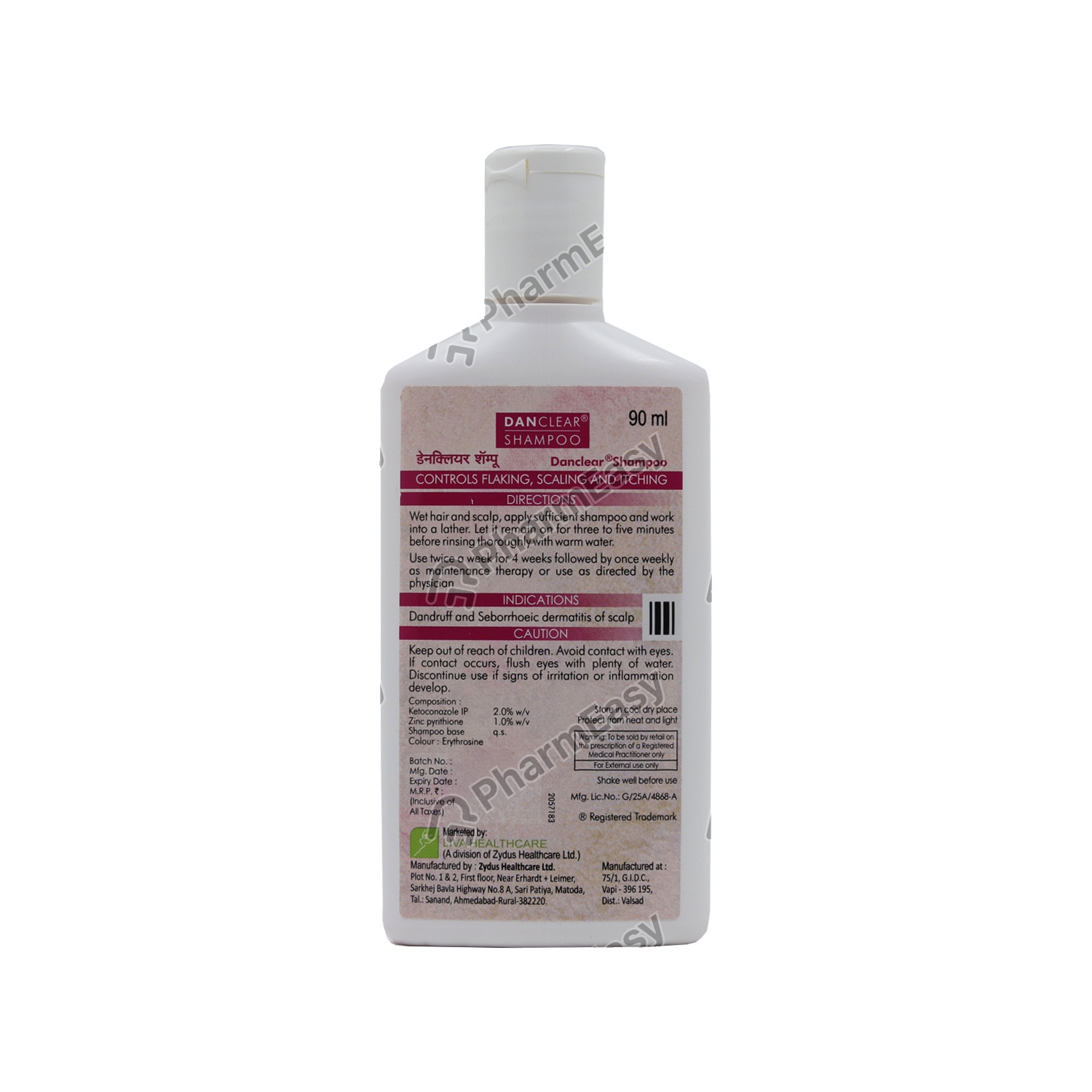 Buy Danclear Shampoo 90ml Online at Flat 18 OFF* PharmEasy
