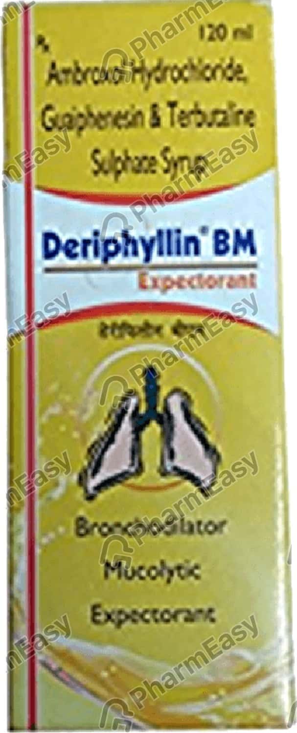 Deriphyllin Bm Expectorant 120ml Uses, Side Effects, Price & Dosage