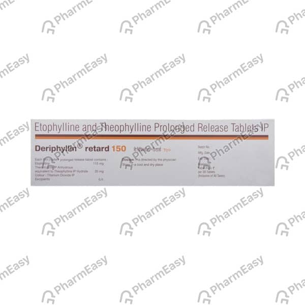 Deriphyllin Retard 150mg Tablet