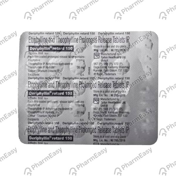 Deriphyllin Retard 150mg Tablet