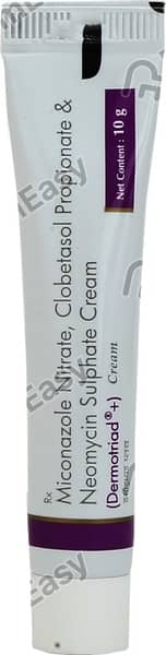 Dermotriad Plus Tube Of 10gm Cream