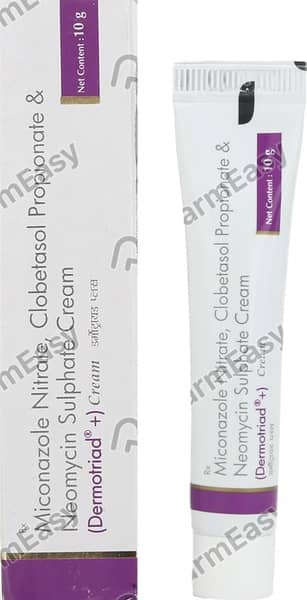 Dermotriad Plus Tube Of 10gm Cream