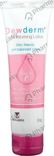 Dewderm Tube Of 50gm Moisturising Lotion