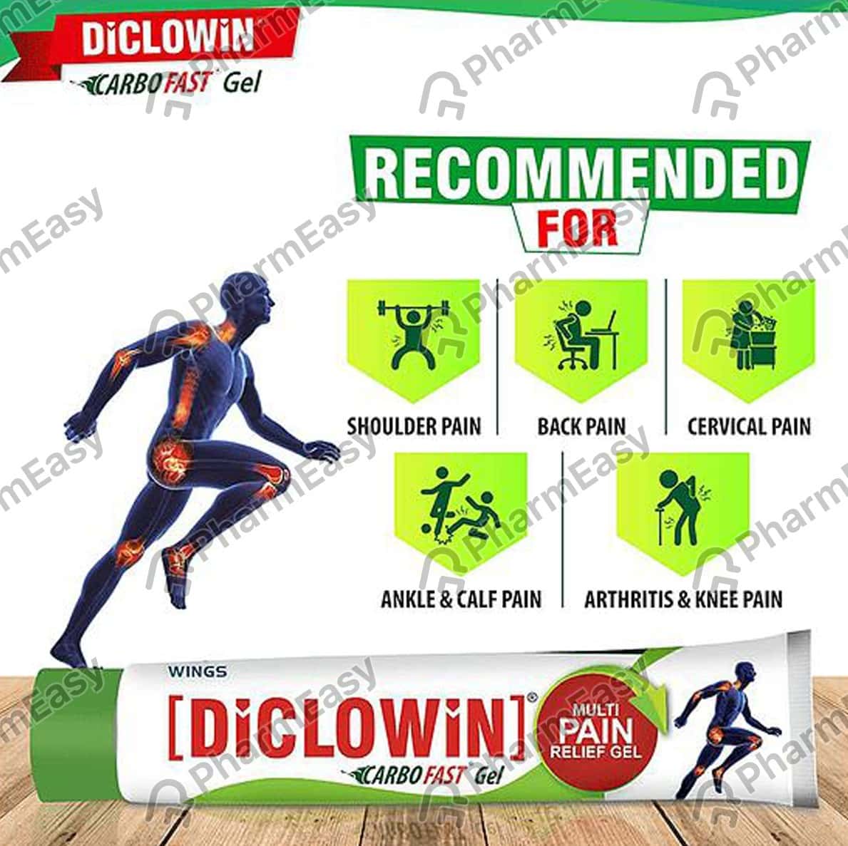 Diclowin Plus 1 Gel (30) Uses, Side Effects, Price, Dosage