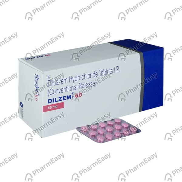 Dilzem 60mg Strip Of 10 Tablets