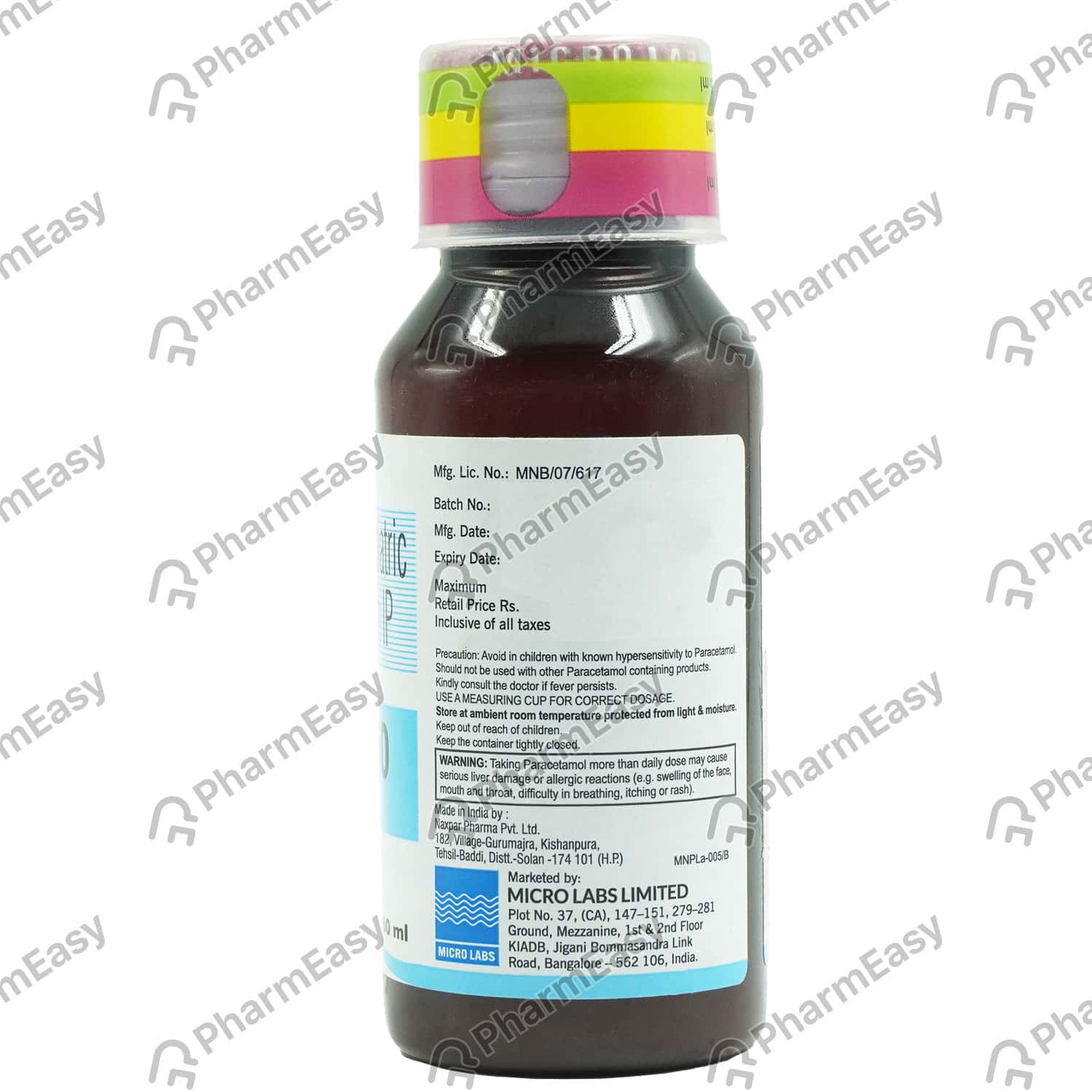 DOLO 250MG BOTTLE OF 60ML SUSPENSION