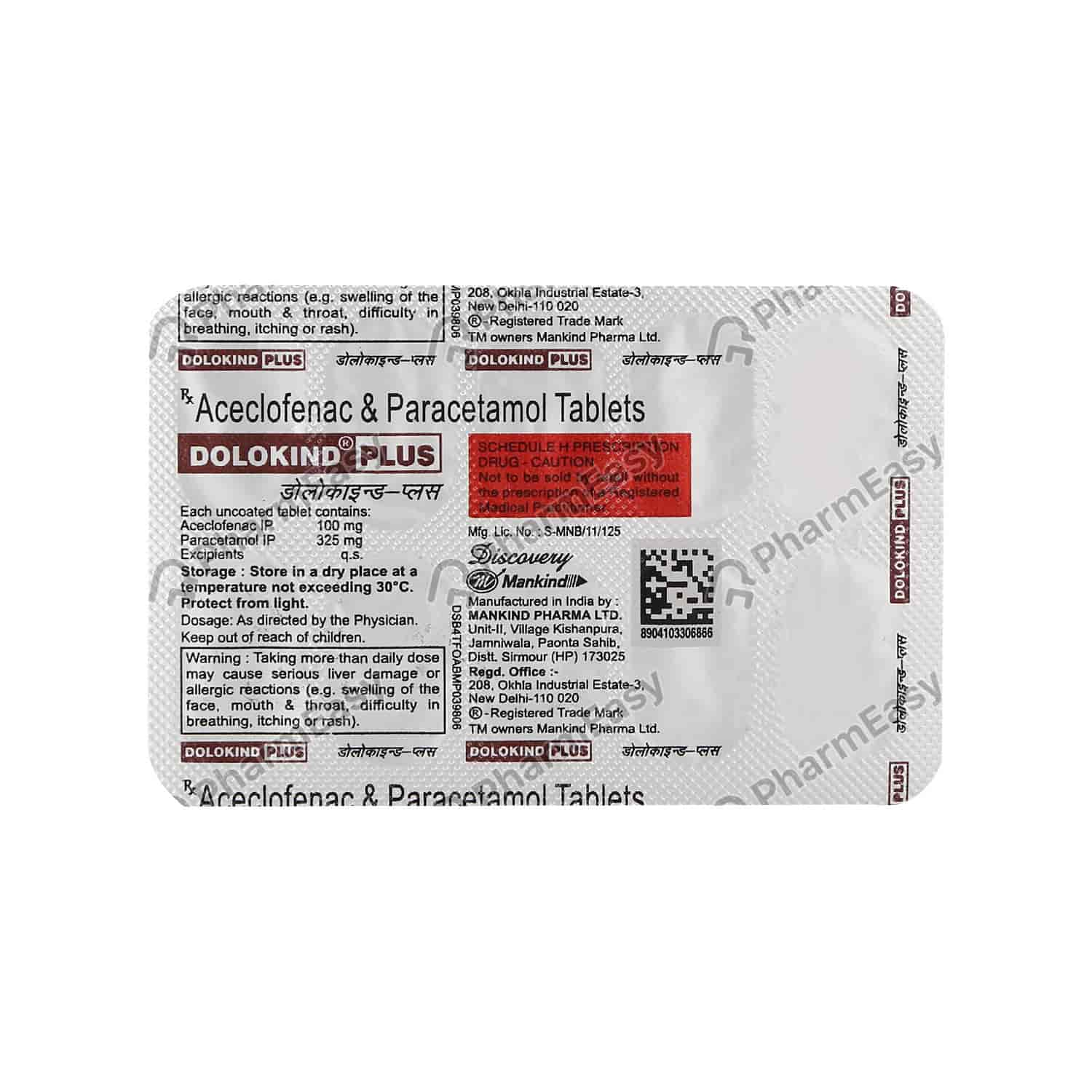 Dolokind Plus Tablet Uses, Side Effects, Dosage, Composition & Price