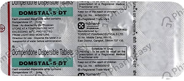 Domstal Dt 5mg Strip Of 10 Tablets