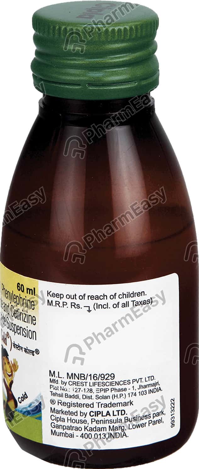 Cheston Cold Bottle Of 60ml Suspension Uses, Side Effects, Price