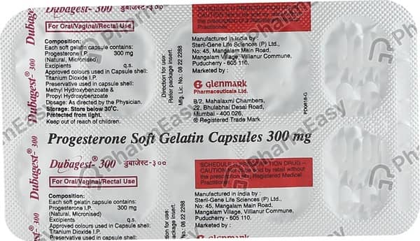 Dubagest 300mg Strip Of 10 Capsules