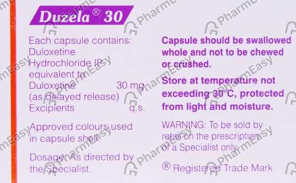 Duzela 30mg Capsule