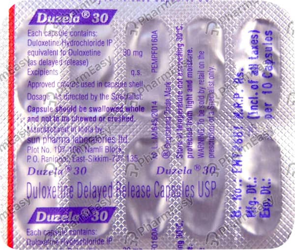 Duzela 30mg Capsule