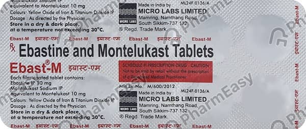 Ebast M Strip Of 10 Tablets
