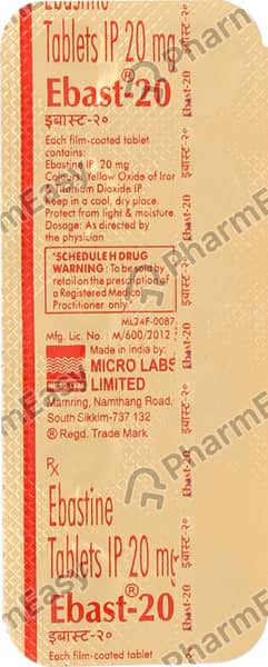 Ebast 20 Tablet